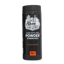 The Shave Factory Cera en Polvo para Cabello Hombre Fijación Brillo Firmeza Hair Styling Powder Modelo Sandalwood de 30g