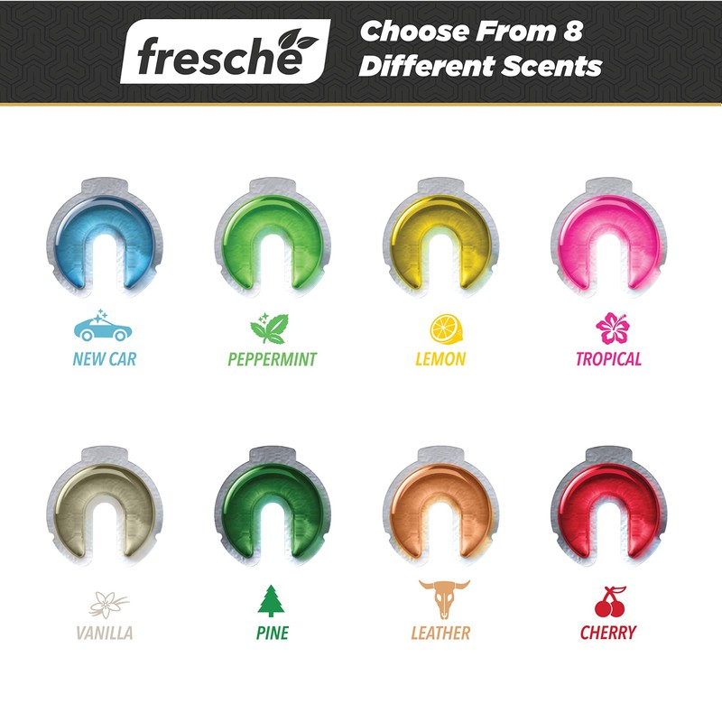 Scosche Leather Air Freshener Refill Cartridges Twin Pack
