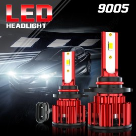 CHUSYYRAY For Peterbilt 579 389 White 9005 H11 LED Combo Bulbs Headlight High Low Beam