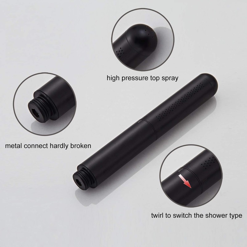Metal Handheld Showerhead Solid Copper Bathroom shower head High pressure