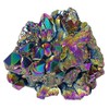 Harmonize Reiki Healing Crystal Rainbow Titanium Coated Cluster Specimen Natural