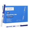 GC QUILL 48 Rollerball Pens 0.5mm Needle Point Black Liquid