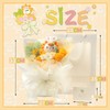LOZIZI Hand Made Rabbit, Plush Bouquet, Soap Flower, Soap Flower,