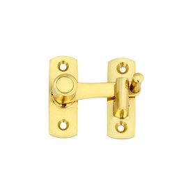Renovators Supply Manufacturing Cabinet Locks 2.12 in. Brass Cabinet Door Latch with Mounting Hardware