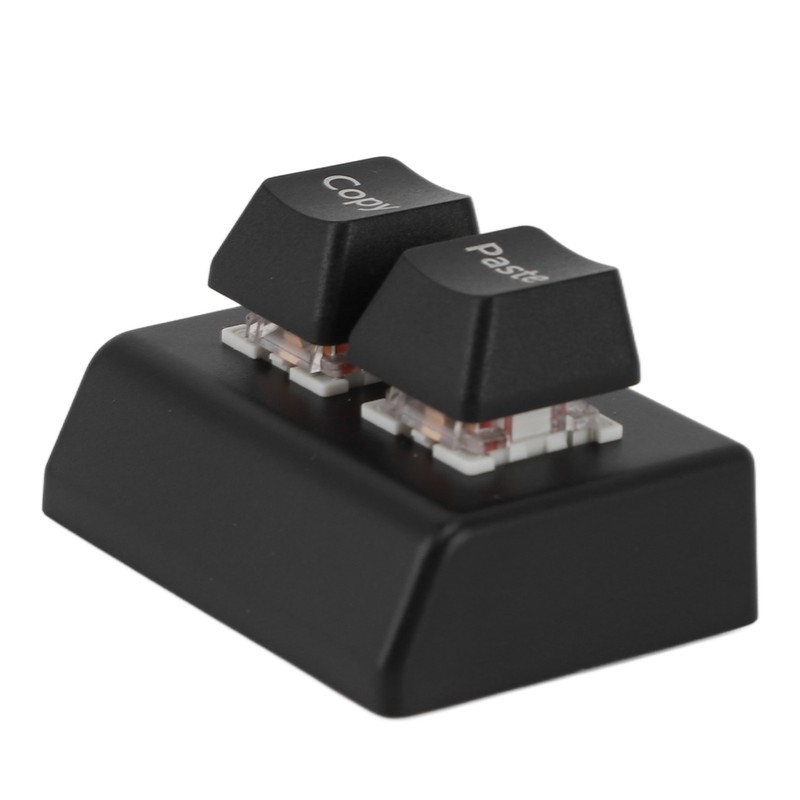 Programmable Keypad 2 Keys Copy Paste Red Switch USB C