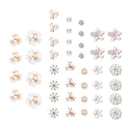 SHERCHPRY Shoe Charm Decorations Set 44pcs Shoe Charms Buckle Accessories Unique Style