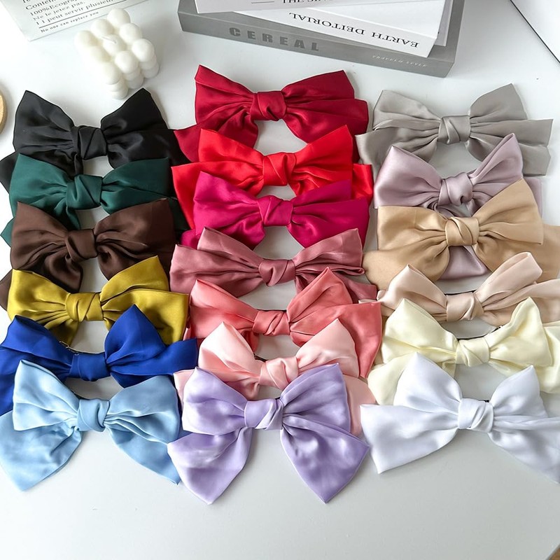 Big Ribbon Barrette, Red