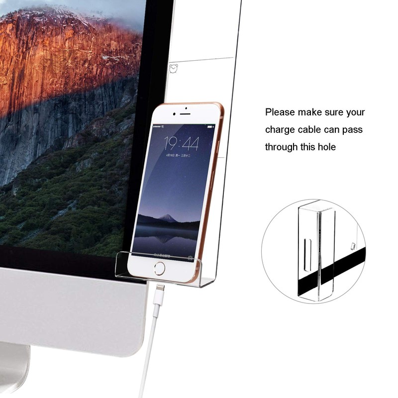 MOSISO Acrylic Monitor Memo Board, Message Memo Holders Notes Boards