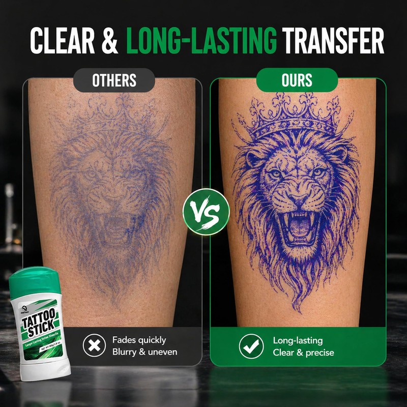 Tattoo Transfer Gel Stick, Stencil Cream 2 Pack 60g Each