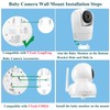 EYSAFT Baby Monitor Holder Mount for Vtech VM924/901/928HD/7766/7764/5766HD/5764HD/5755/5263/5754HD,for Leapfroge LF930HD/LF2936/LF925/LF915/LF920