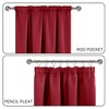 JIUZHEN Curtains with Ruffle Tape, Blackout Curtains, Opaque Curtains, Living