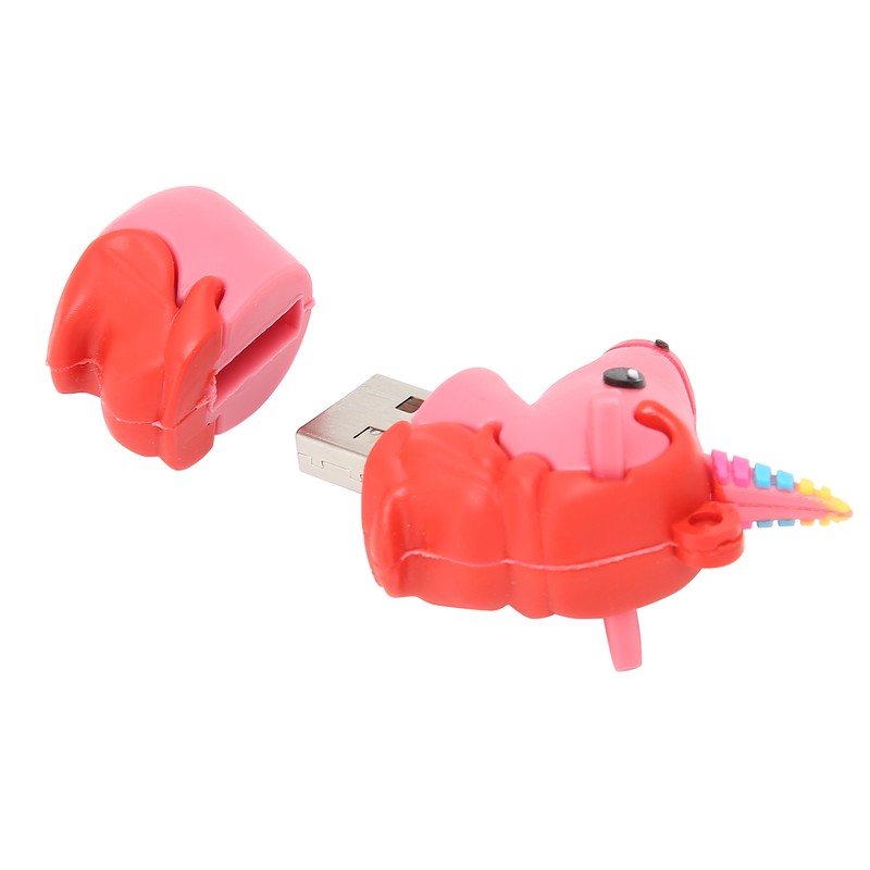 USB 2.0 Flash Drive Pink Cartoon Appearance Data Storage Tool