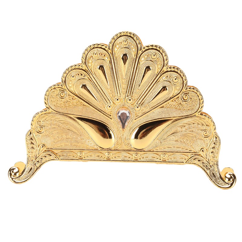 Napkin Holder Classical Metal Peacock Embossed European Style Table Tissue