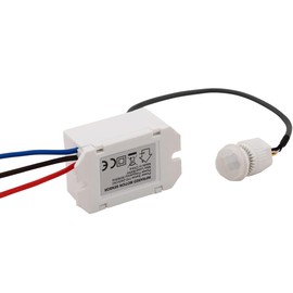 Greluma Infrared Sensor Switch, Mini Infrared Motion Sensor for Indoor Installation, 220 V Built-in Motion Sensor, Detection Range 8 m at 360°, Pack of 1