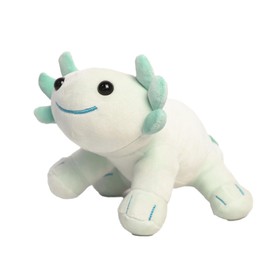 11.02 inch Plush Axolotl Stuffed Animal, Axolotl Plush Toys, Cute Stuffed Cotton Plush Pillow Kawaii Salamander Gifts for Girls & Boys, Plushies has (Green Axolotl)