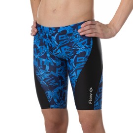 Flow Splice Jammer Swimsuits - Swim Jammers for Swimming in Boys Size 21 to 32 (Velocity 32)