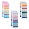SGERUFZ 1200 Stück Haftstreifen Plastik, Haftnotizen Tabs, Haftmarker, Klebezettel Klein, Index Tabs, Pagemarker Selbstklebend Beschreibbare, Page Marker Note Flags