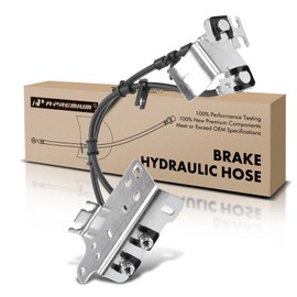 A-Premium Rear Center Brake Hydraulic Hose Compatible with Select Ford Models - For F-250 Super Duty, For F350 Super Duty, F450 Super Duty, 2018-2021 - Replace# JC3Z2282A