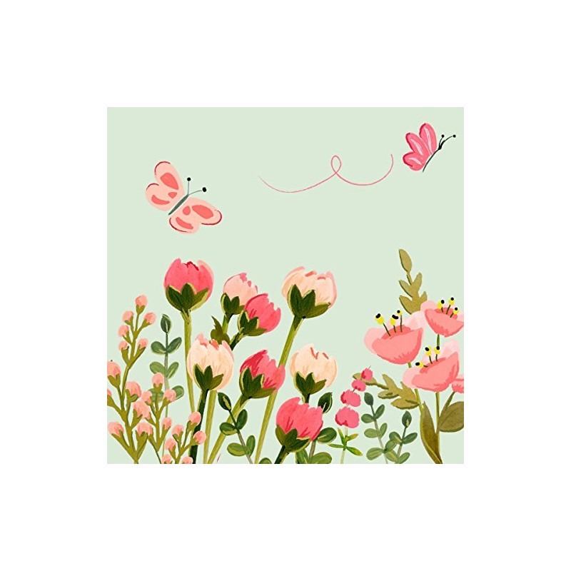 Up With Paper Treasures - BIRTHDAY BOTANICAL CAT