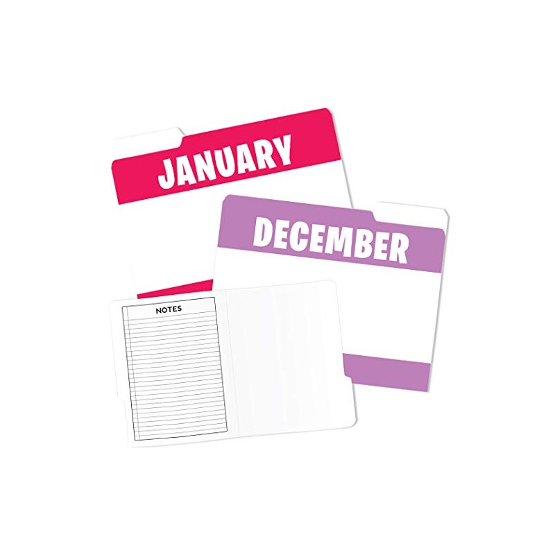 Top Notch Teacher Products TOP3394 Designer File Folders, Months of