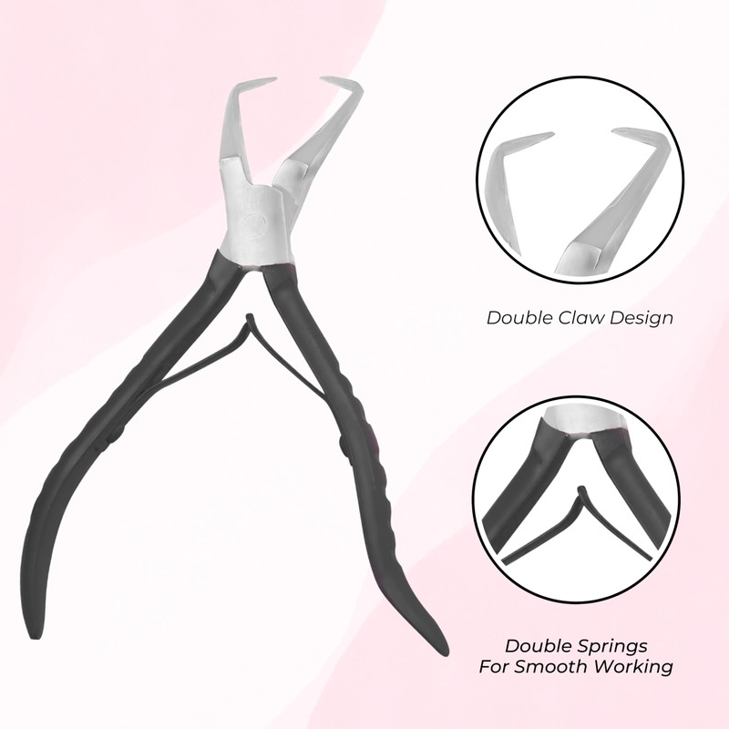 SIVOTE Hair Extension Beads Remover Pliers Black - Stainless Steel