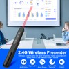 QUI Presentation Clicker for PowerPoint, RF 2.4GHz USB Wireless Presenter