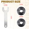 4.5" 5" 5/8-11 Angle Grinder Wrench Spanner Metal Lock Nut
