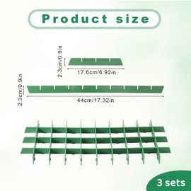 3 Sets Freeze Dryer Tray Dividers, Medium Size Compatible with Harvest Right Freeze Dryer Candy & Food Tray Organizer Separator Accessories