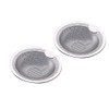 2 PCS Kitchen Sink Strainer,with Handle,Stainless Steel Kitchen Sink Drain