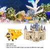 Aquarium Resin Airplane Castle Decoration Simulation Safe Cartoon Fish Tank