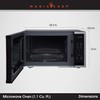1.1 cu. ft. Countertop Microwave in Stainless Steel with Digital