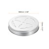 HARFINGTON 16pcs Aluminium Hollow Jar Lids 68mm Replacement Mason Jar