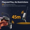 XTUGA Violin Pickup Violin Microphone Wireless, 147Ft Range, UHF Microphone