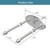 Linone 10 Pcs Aluminum Skateboard Wall Mount - Skateboard Hangers