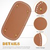 Realand 2Pcs Oval Large Size Purse Bottoms for Crocheting, with