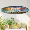 24-inch VW Surf Van at the Beach Wall Art, Handcrafted