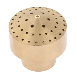 Hicello Water Fountain Nozzle Spray, 1/2" Brass DN15 Sprinkler Head, Pond Column Water Spray Head for Garden Pool Amusement Park Museum Library