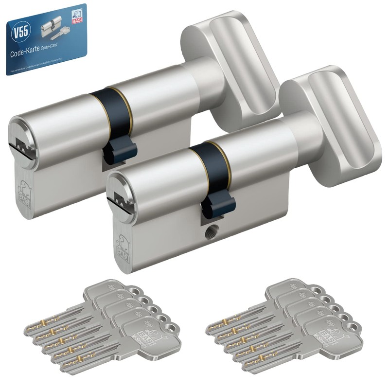 BASI Set of 2 V55 profile knob cylinders K30/35 mm,