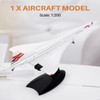 Dasing Model Aeroplane with Stand Concorde Supersonic Passenger Toy Aeroplane