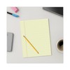 Universal 22000 Glue Top Writing Pads, Legal Rule, Letter, Canary,