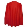The Dragons Den Adults 35" Length Plain Superhero Cape Fancy Dress Costume Accessory [35" Red]