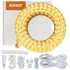 SURNIE LED Rope Lights Outdoor Waterproof Warm White, SURNIE 50ft