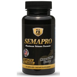 SEMAPRO - Extreme Semen Volumizer and Male Energy Formula - All Natural Endurance, Stamina & Semen Health - 60 caps (1 Month Supply)