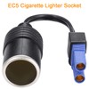 Greluma 2 Stk EC5-Zigarettenanzünder-Adapter für Mini-Autobatterie-Booster, EC5-Mini-Auto-Starthilfe