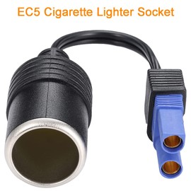 Greluma 2 Stk EC5-Zigarettenanzünder-Adapter für Mini-Autobatterie-Booster, EC5-Mini-Auto-Starthilfe