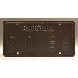 Celebrity Machines Mustang GT 350 | Shelby Cobra | Metal Stamped License Plate