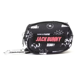 Jack Bunny 262-4284005 Ball Pouch, Doraemon (Includes Total Handle, Carabiner, Can Store 2 Balls) / Golf, 010_black