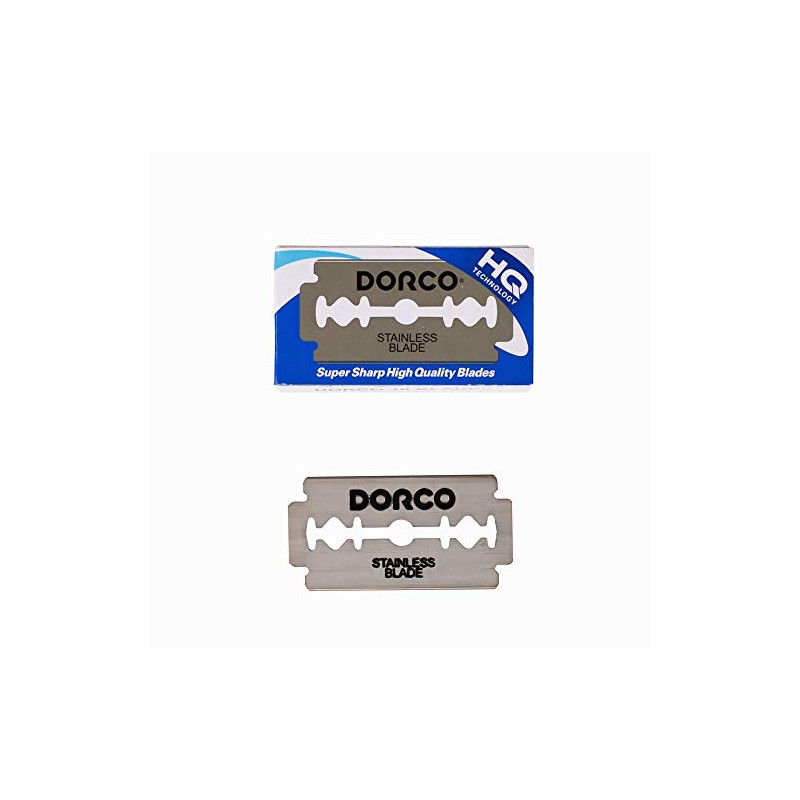 Dorco - Cuchillas de afeitar ST300 Platinum de doble filo