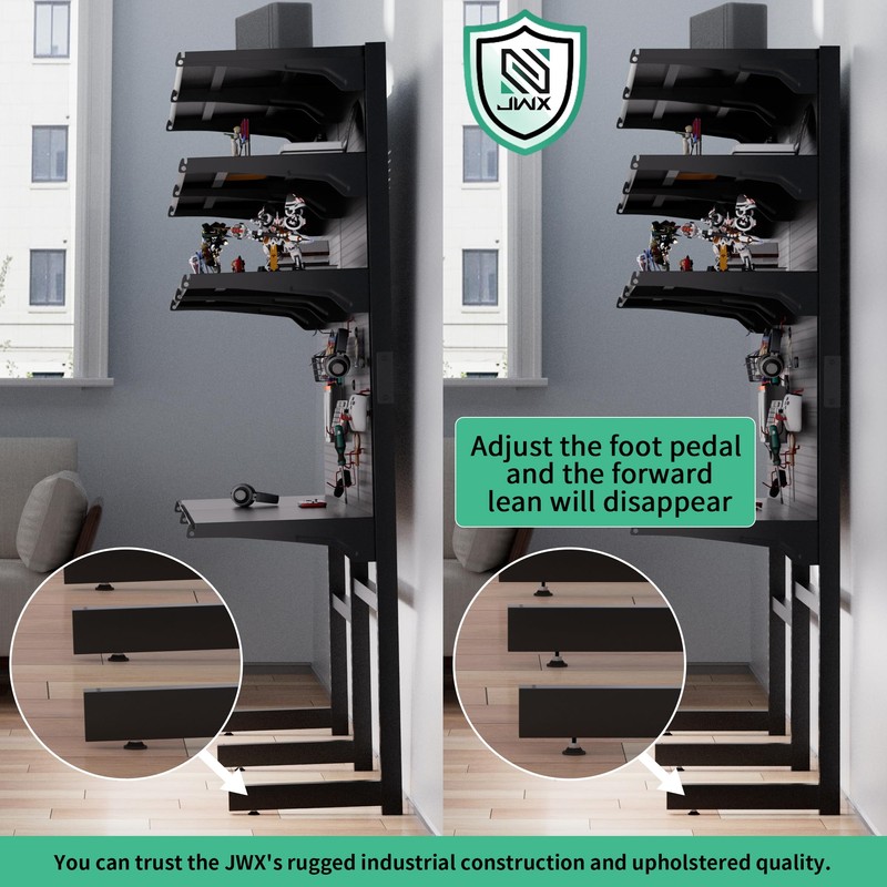 JWX Shelf Set *2, Suitable Pegboard Standing Shelf Unit