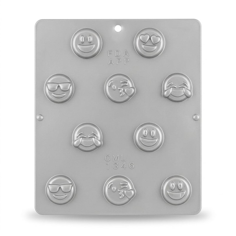 Candy Molds N More Emoji Bite Size Chocolate Candy Mold
